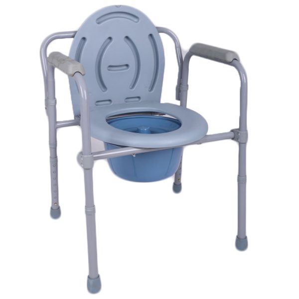 Hot Sale portable steel uplift toilet disabled toilet wheel chair the seat potty for old people bedside commode chair - Image 2