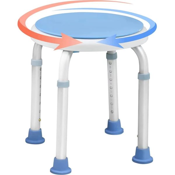 Wholesale 360 Degree Rotating bathtub stool aluminum medical stool disabled and elderly bathroom stool