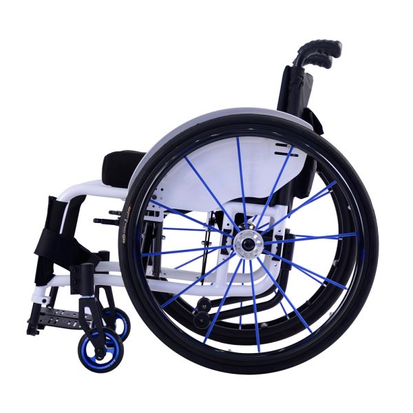 factory price streamlined design JBH S002 lightweight manual sports wheelchair - Image 5