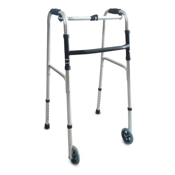 Hot Sale folding walker aluminium upright walker for adults Adjustable height walking frames walking aids for seniors - Image 3