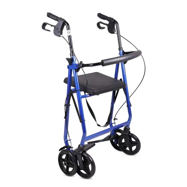 BQ3003C wheelchair factory wholesale  walking aid disabled adult walker folding rollator walker - Image 3