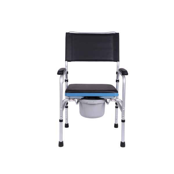 Hot Sell Adjustable chair for bathing disabled Aluminium portable steel uplift toilet mobile the elderly toilet commode seat - Image 2