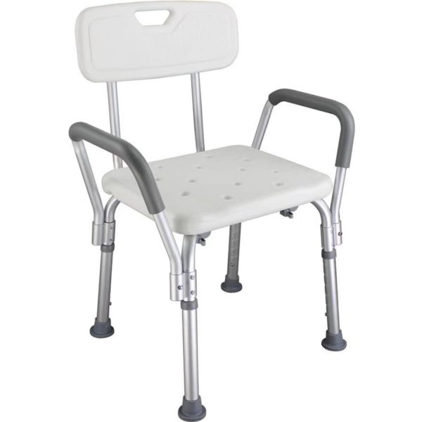 OEM/ODM chair for bathing disabled bath chair for disabled adults Aluminum shower stool Height adjustable shower chair bathroom