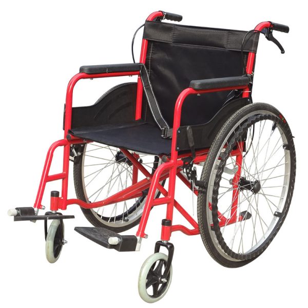 Disabled portable foldable Stainless steel travel manual wheelchair - Image 6