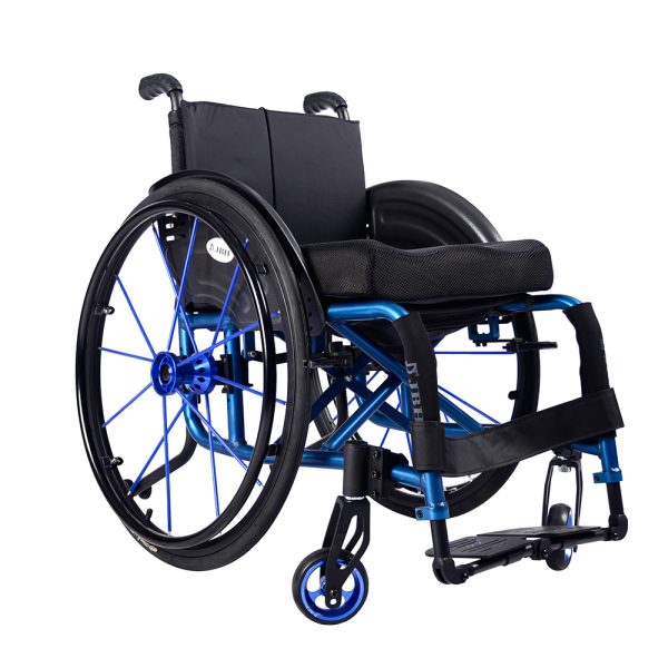 factory price streamlined design JBH S002 lightweight manual sports wheelchair - Image 4