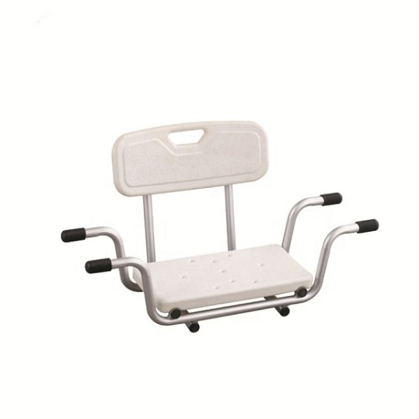 Cubilox Lightweight Width Adjustable Handicap Bathtub Seat With Handles Shower Stool