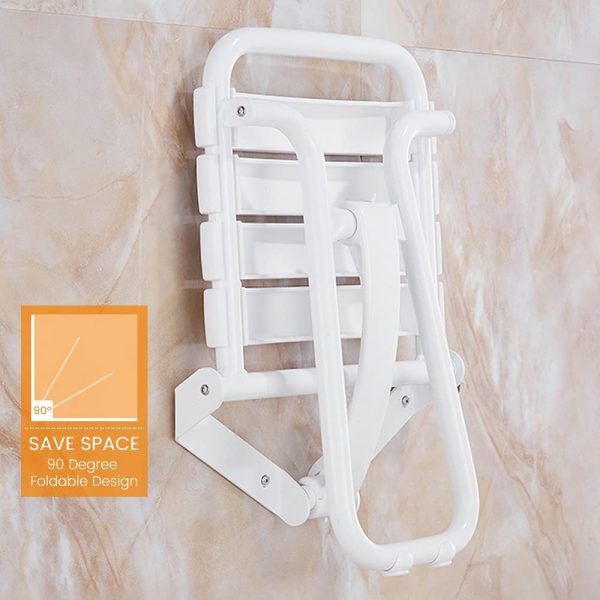 Hot Sale shower chair folding shower seat wall mount bath bench chair for bathing disabled fold up shower seat wall mounted - Image 2