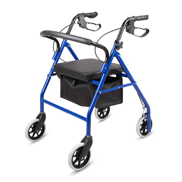 BQ3003C wheelchair factory wholesale  walking aid disabled adult walker folding rollator walker - Image 4