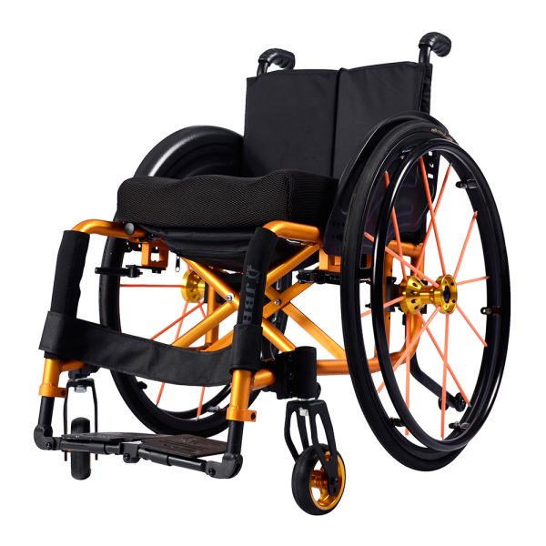 factory price streamlined design JBH S002 lightweight manual sports wheelchair