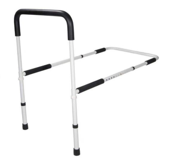 Adjustable Bed Assist Rail Handle With Storage Pocket Height Adjustable Bed Rails For Elderly Adults Assistance - Image 2