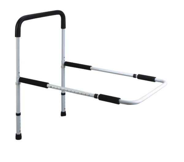 Adjustable Bed Assist Rail Handle With Storage Pocket Height Adjustable Bed Rails For Elderly Adults Assistance