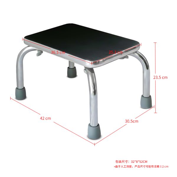 Stainless Steel Ladder Footstool Stepping Stool for Elderly - Image 2