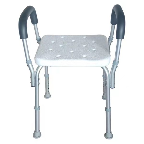 Adjustable height  bath shower chair for the elderly