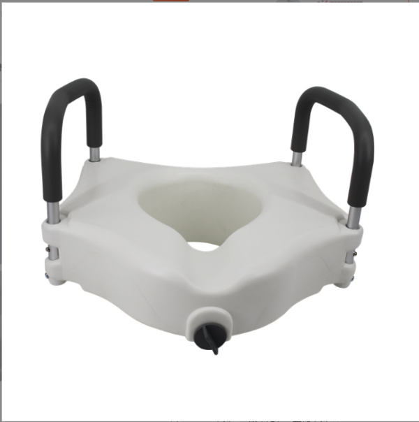 Medical disabled elderly people bathroom portable cover Elevates Raised toilet seat - Image 4