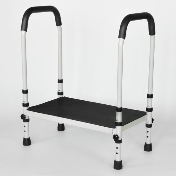 Bed Step Stools for High Beds With Handle for Elderly Adults Bedside Steps Stools with Handrail Seniors Bathtub Steps - Image 5