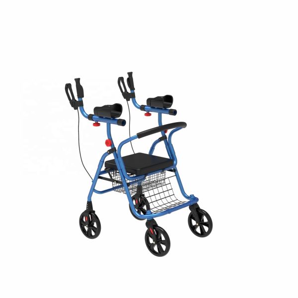 adjustable European design beach light weight bariatric mobility elderly drive medical wheel walker rollator for disable